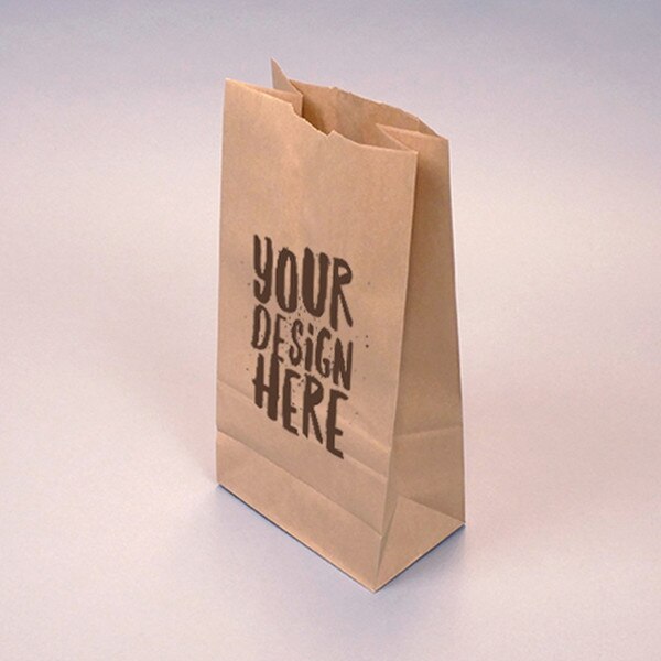 Custom-Printed Natural Kraft 12-lb